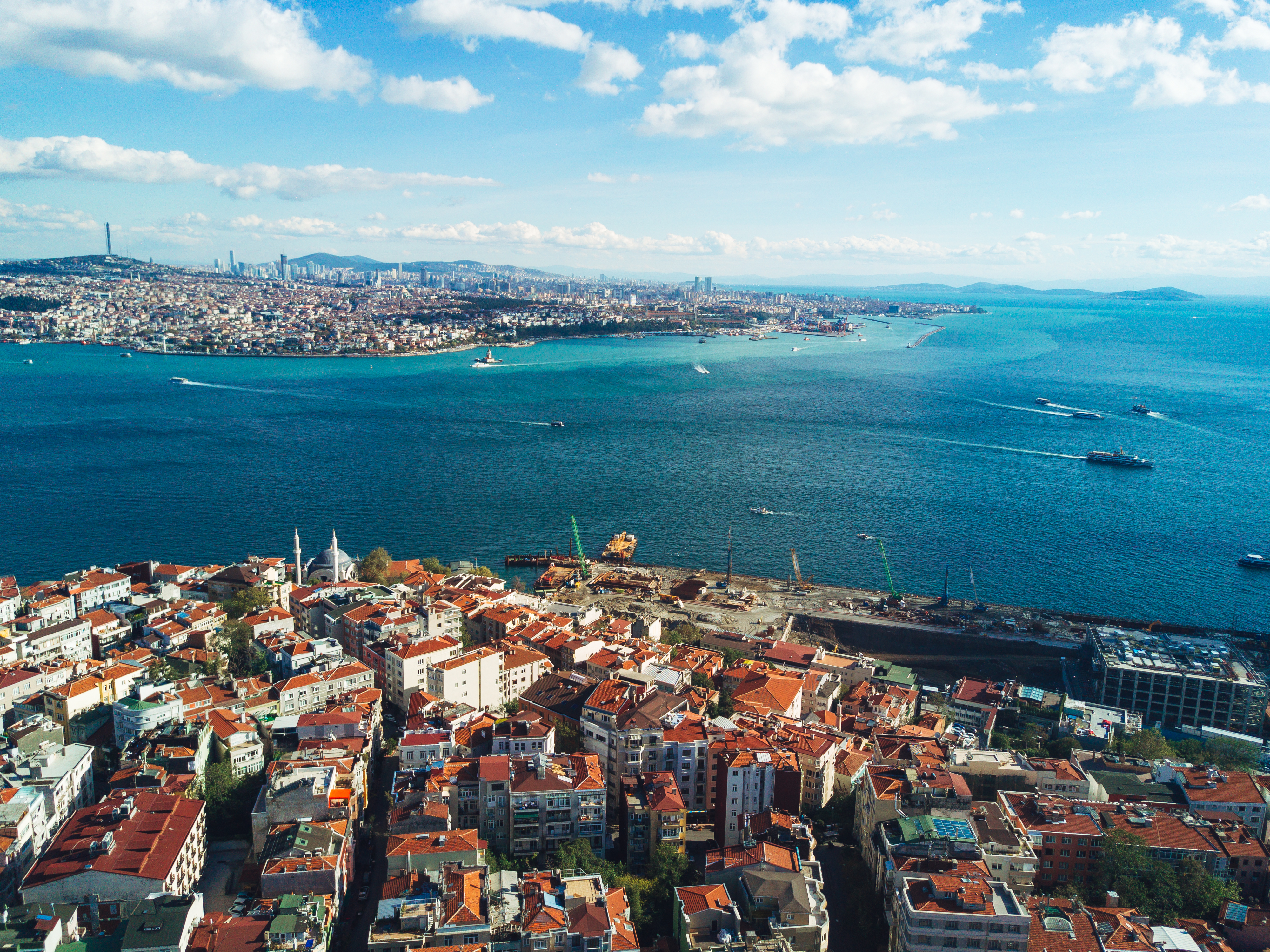 Aerial view of Istanbul